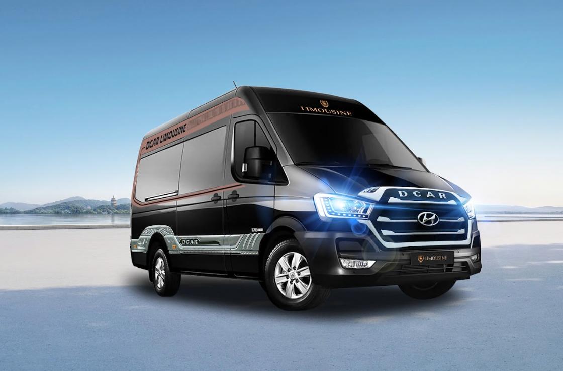 Ngoại thất màu đen trên Dcar Hạng Thượng Đỉnh - Hyndai solati