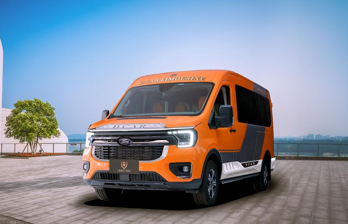 Ngoại thất Dcar vip lounge màu cam